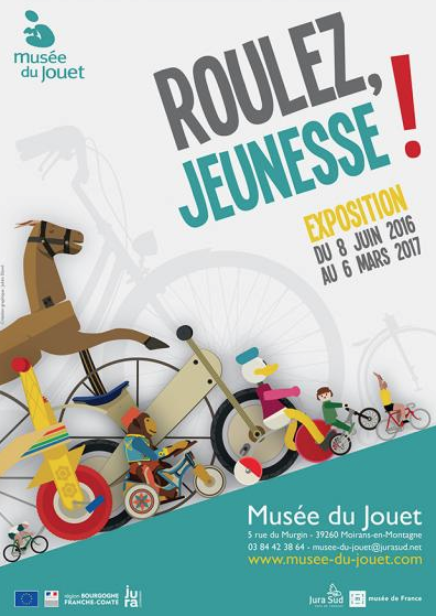 Musée du Jouet : “Roulez, jeunesse” – Exposition du 8 juin 2016 au 6 mars 2017