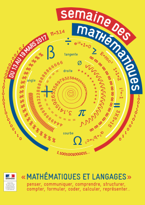 Semaine des mathématiques du 13 au 19 mars 2017
