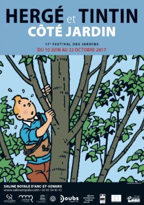 Saline Royale – Hergé et Tintin Côté jardin – jusqu’au 22 octobre 2017