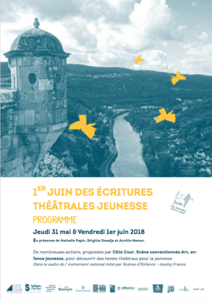 1er juin des écritures théâtrales jeunesse à Besançon