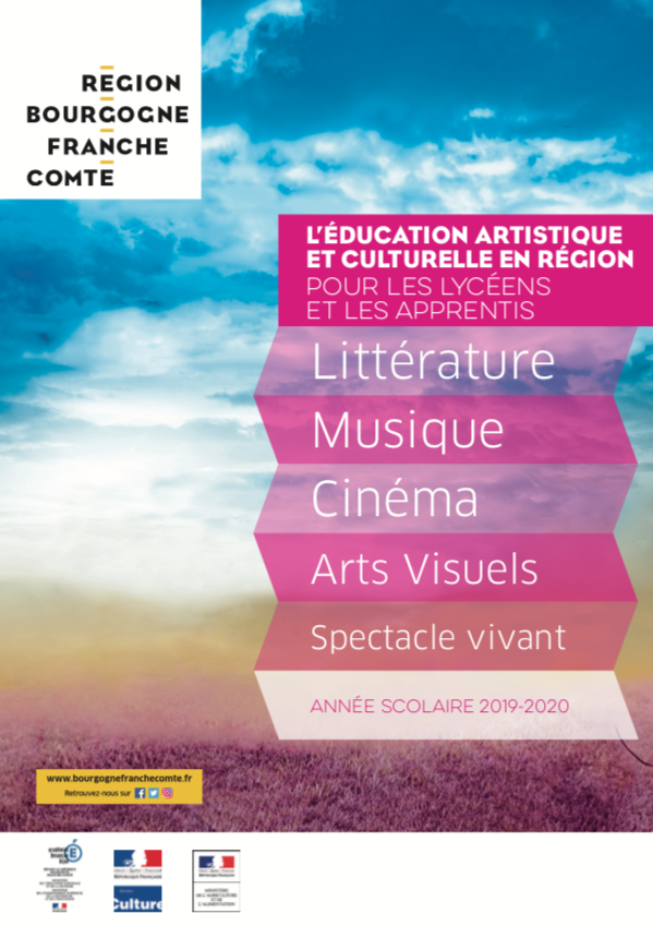 Plaquette des dispositifs d’EAC 2019-2020 dans les lycées de Bourgogne Franche-Comté