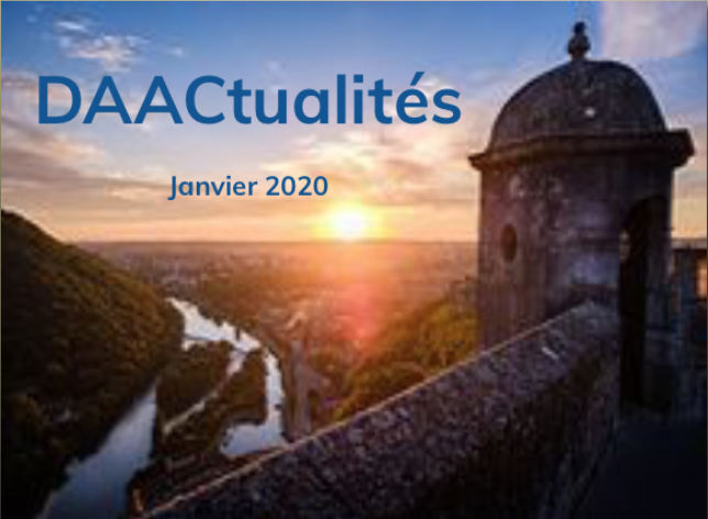 DAACtualités – Découvrez le numéro de janvier 2020 !