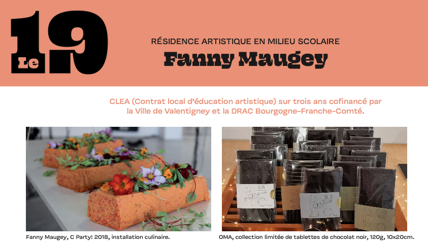 Résidences d’artistes au 19, Crac : Fanny Maugey et Emma Haëck